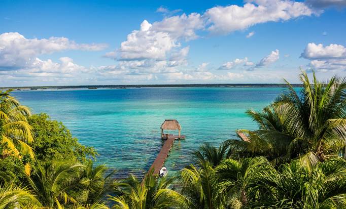 Mayan Family and Seven Color Lagoon